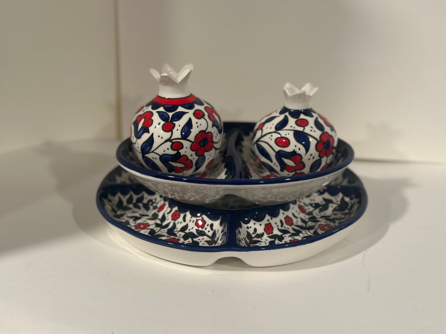 4-Piece Hand-Painted Serving Set