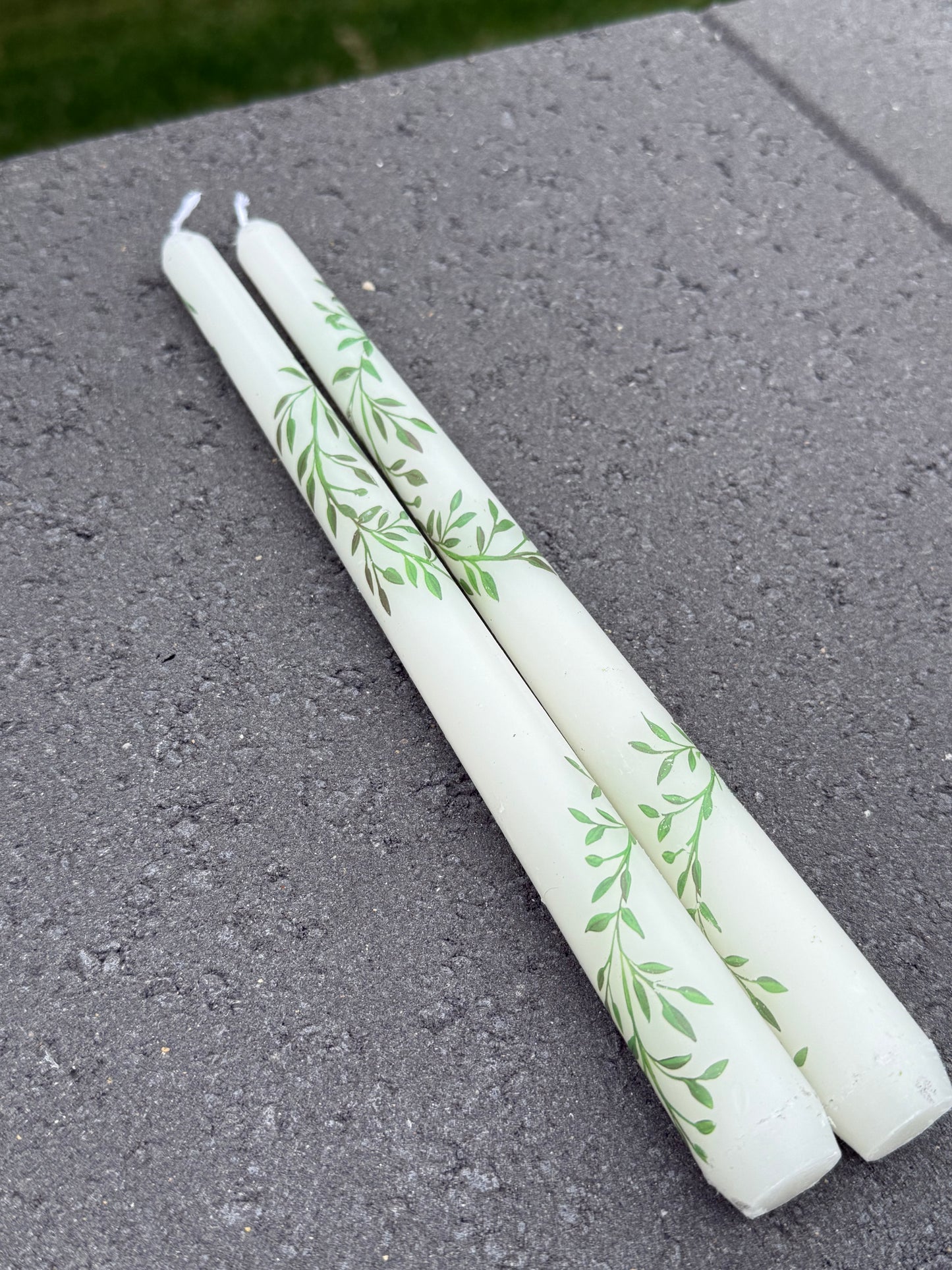 Printed Taper Candles