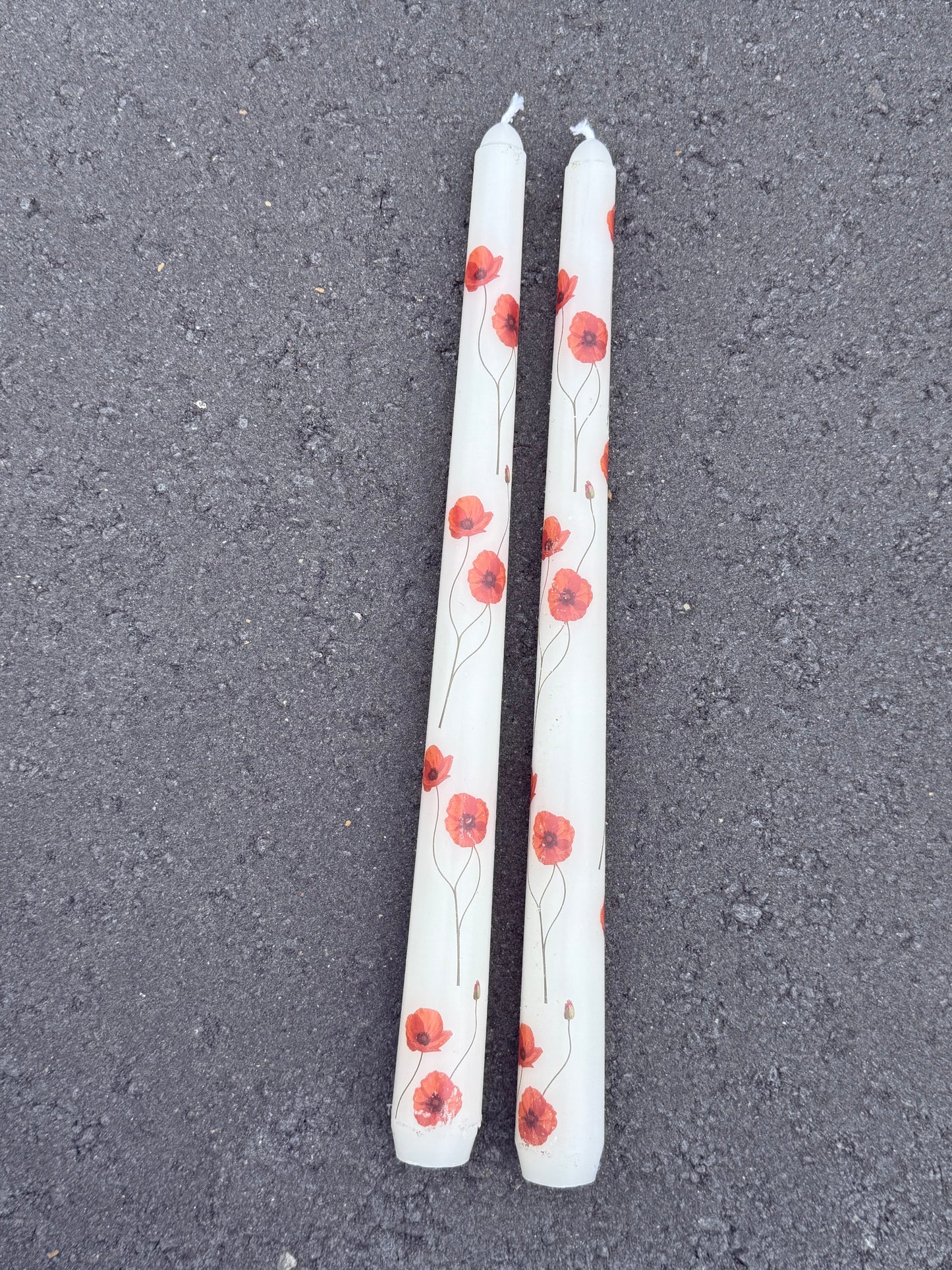 Printed Taper Candles