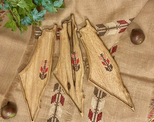 Stitched in Wood- Palestine Tray