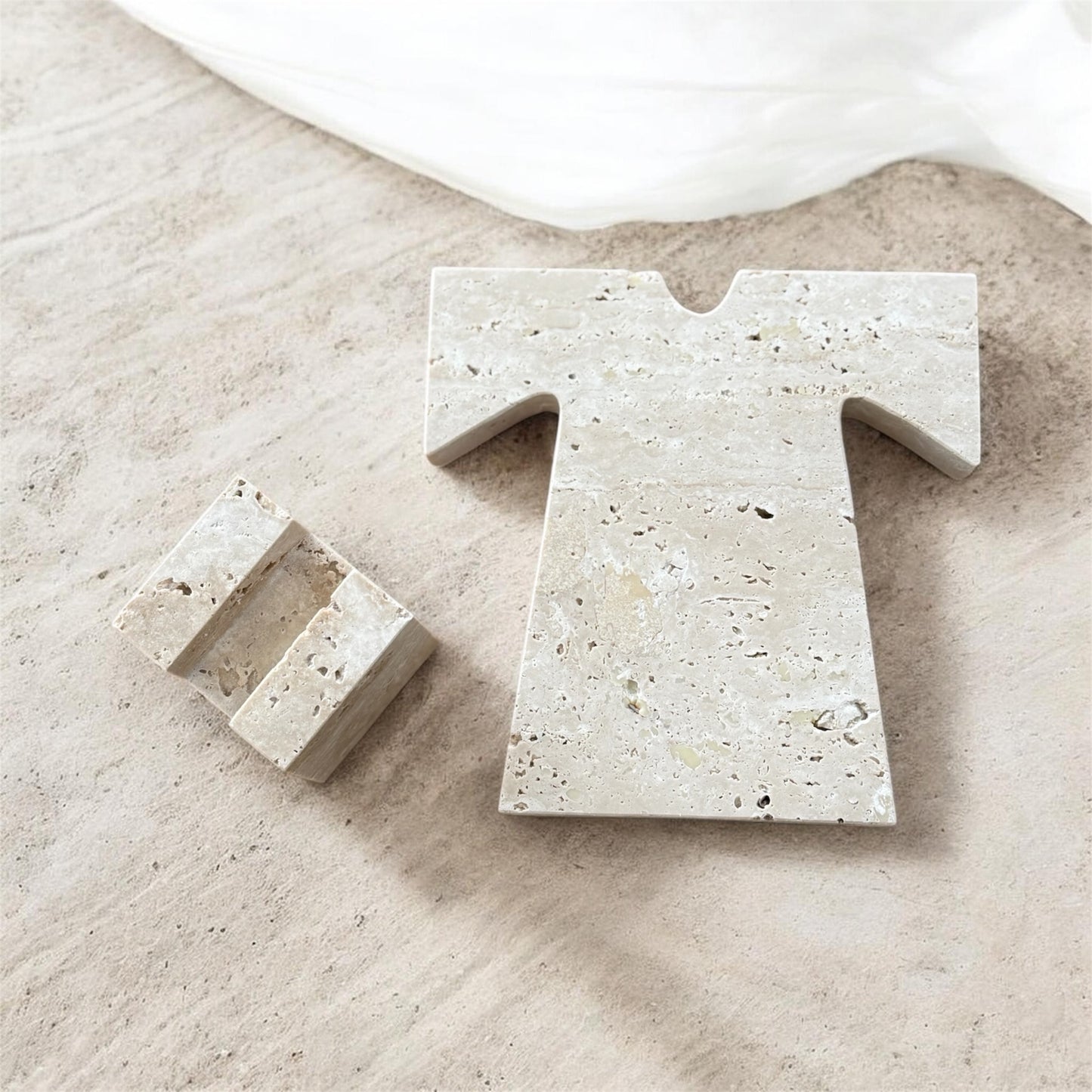 Travertine Thobe Sculpture