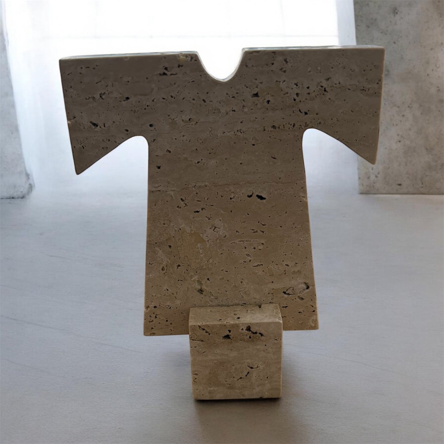 Travertine Thobe Sculpture