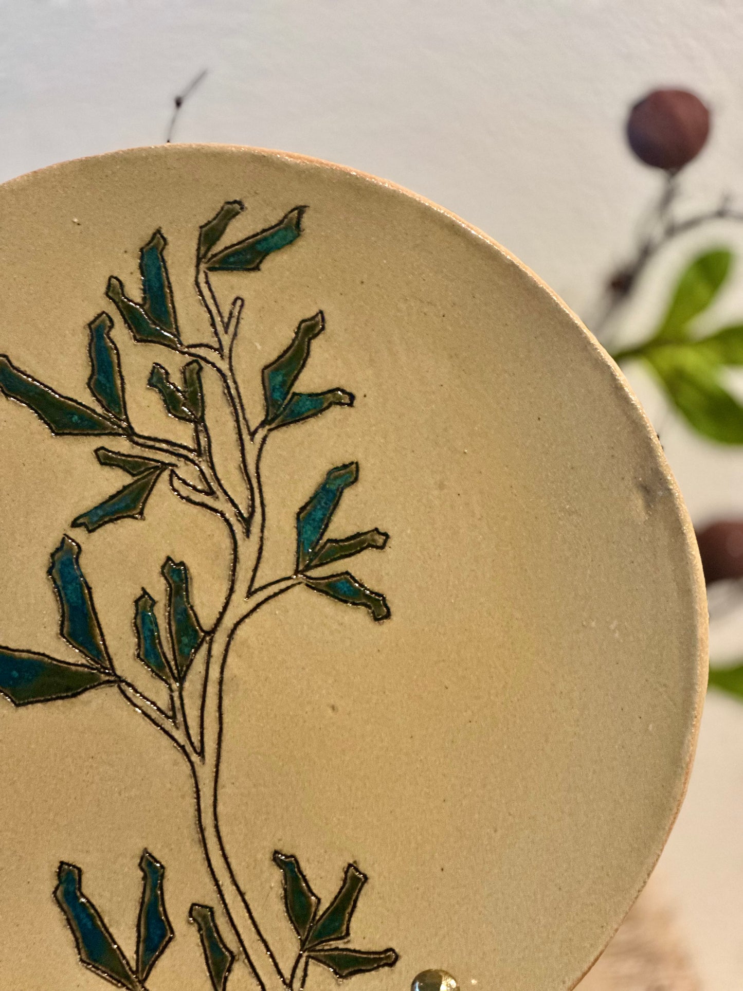 Rooted In The Land-Art Plate