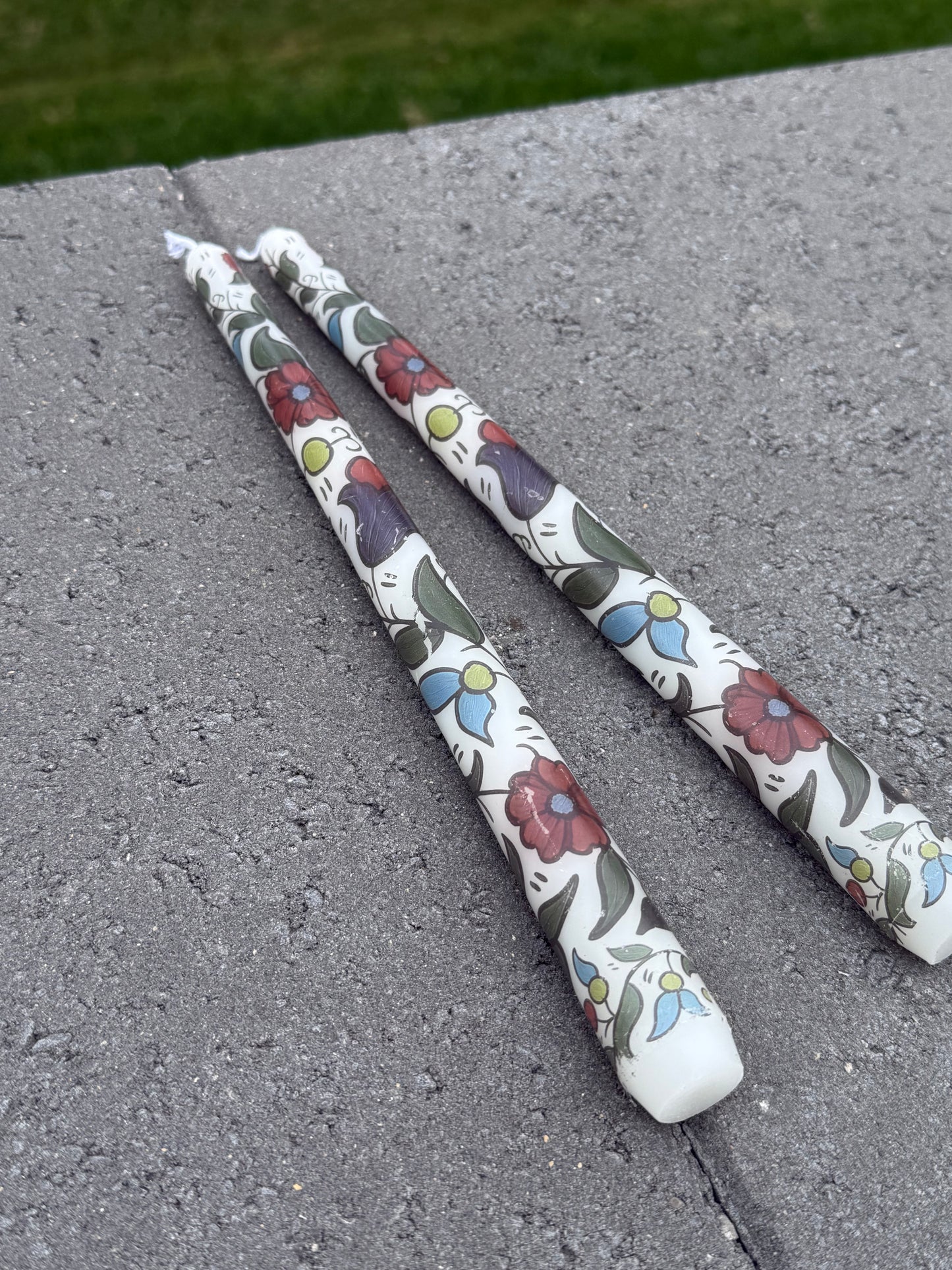 Printed Taper Candles