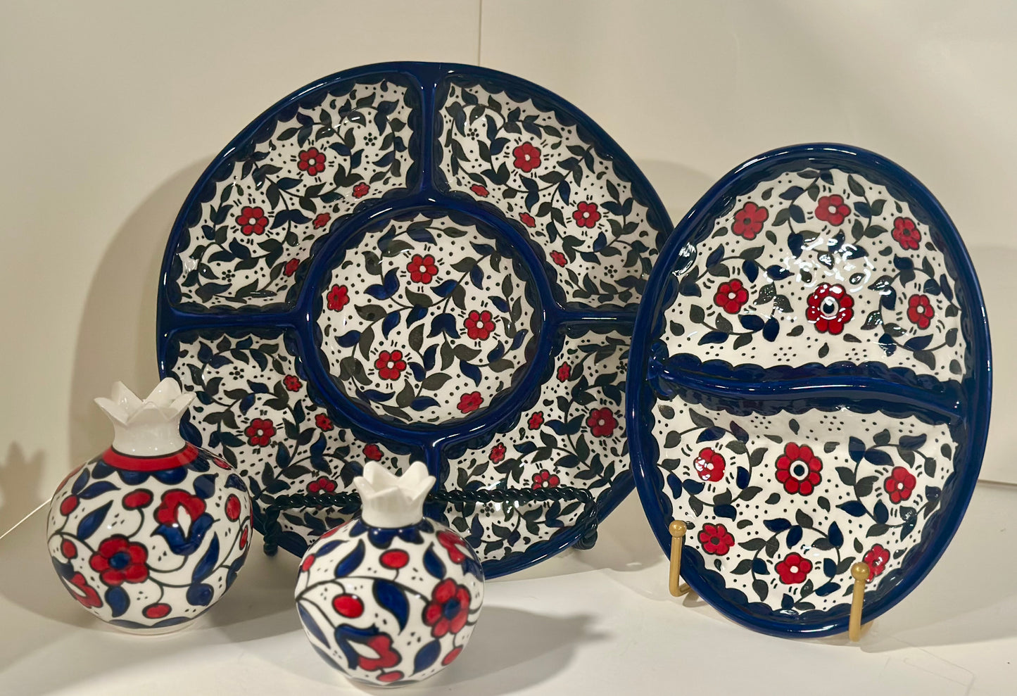 4-Piece Hand-Painted Serving Set