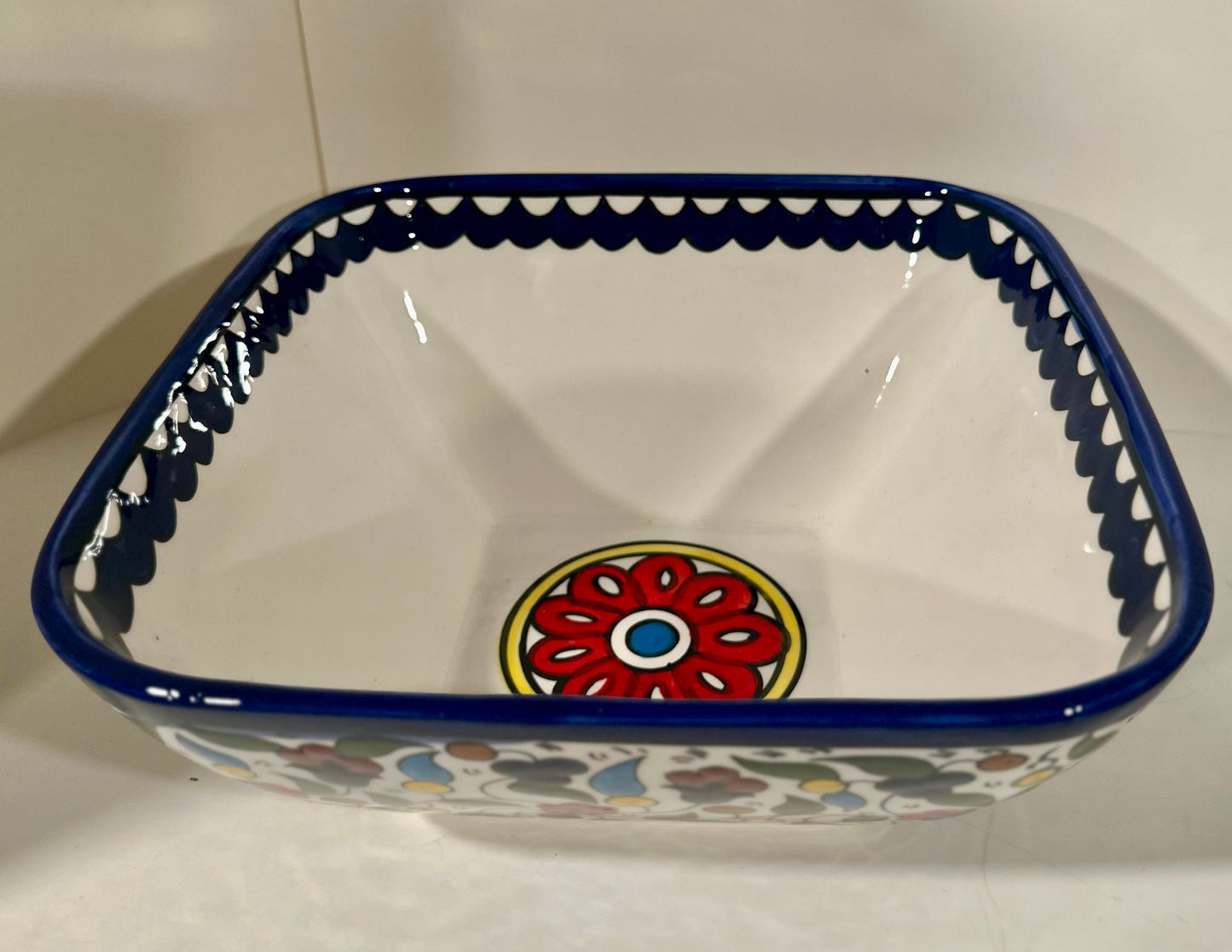 Large Square Bowl & Mezze Platter Set