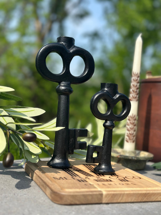 Key Candle Holders Pair