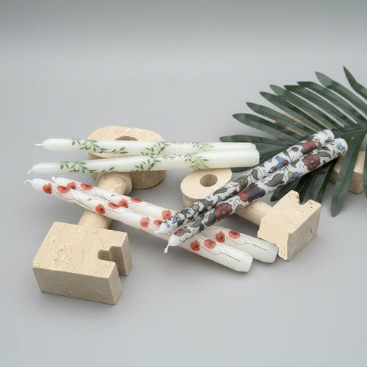 Printed Taper Candles