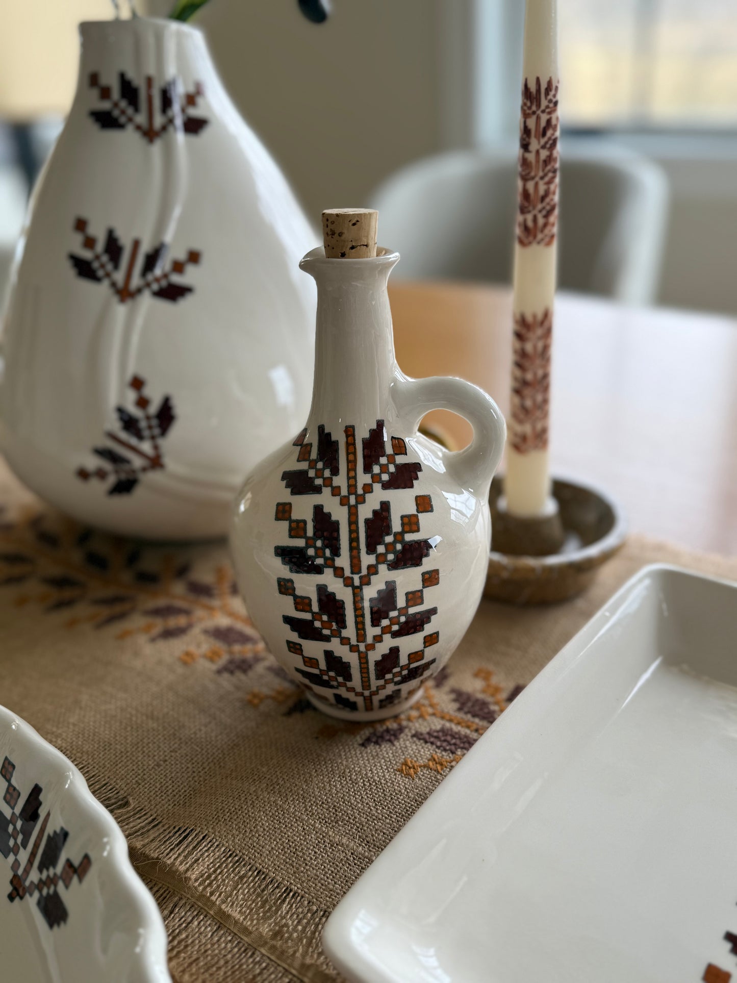 Stitched in Stone Olive Oil Dispenser