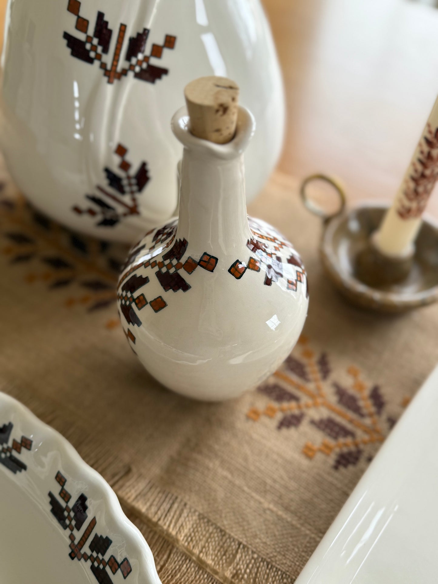 Stitched in Stone Olive Oil Dispenser