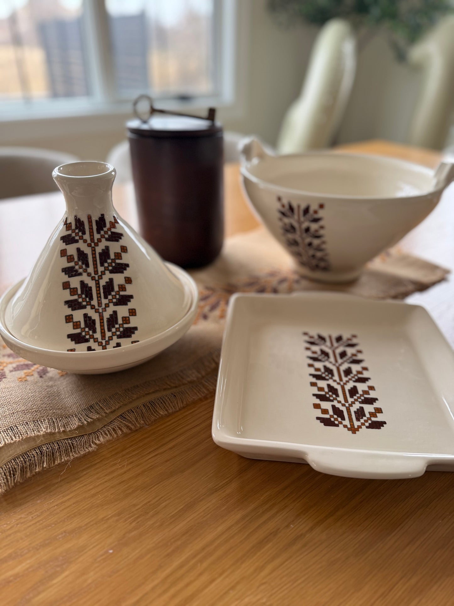 Stitched in Stone- Tatreez Tangine