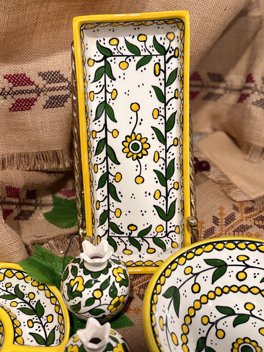 5-Piece Lemon Blossom Serving Set